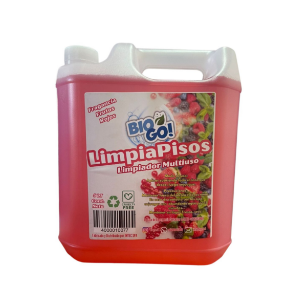 Limpiapiso Multiuso Frutos Rojos 5 Litros BioGo